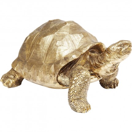 Déco tortue 60cm dorée Kare Design