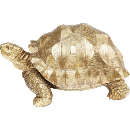 Déco tortue 60cm dorée Kare Design