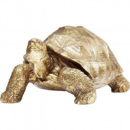 Déco tortue 60cm dorée Kare Design