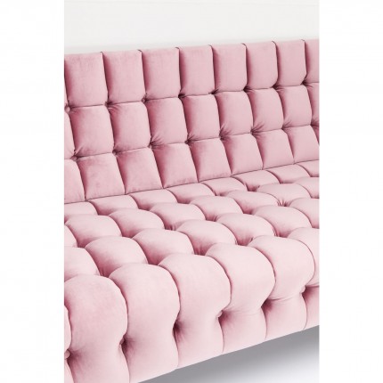 Sofa Milchbar Velvet Pink 3-Seater Kare Design