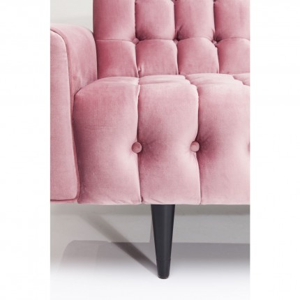 Sofa Milchbar Velvet Pink 3-Seater Kare Design