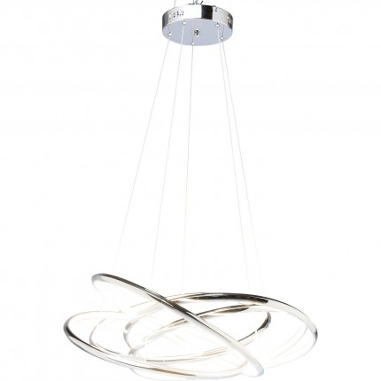 Pendant Lamp Saturn LED Chrome Kare Design