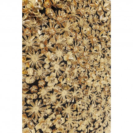 Deco Frame Gold Flower 120x120cm Kare Design