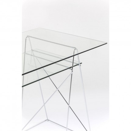 Desk Polar 130x65cm chrome Kare Design