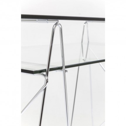 Desk Polar 130x65cm chrome Kare Design