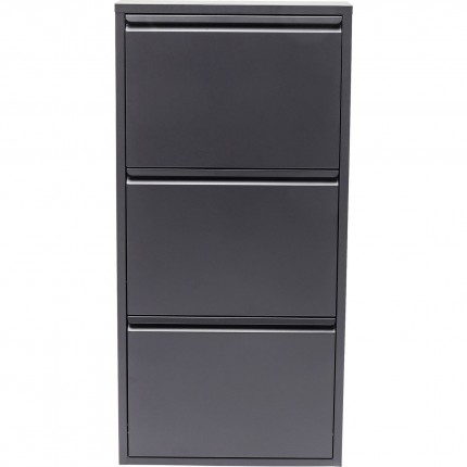 Shoe Container Caruso anthracite 3 drawers Kare Design