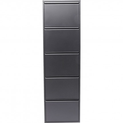 Shoe Container Caruso anthracite 5 Drawers Kare Design