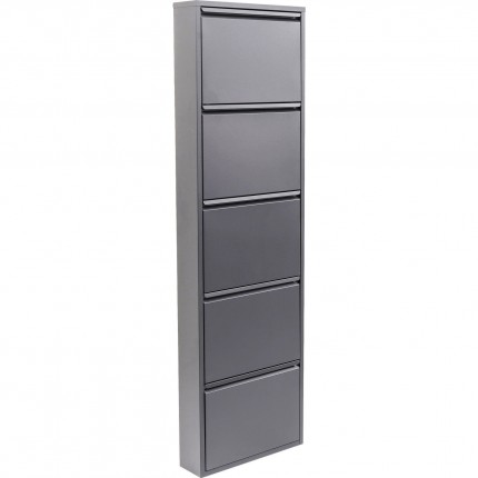 Shoe Container Caruso anthracite 5 Drawers Kare Design