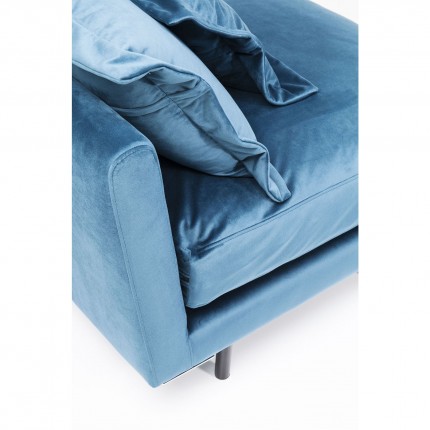 Sofa Element Lullaby velvet blue Kare Design