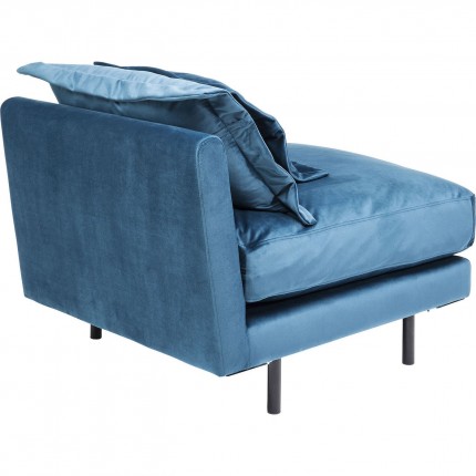 Sofa Element Lullaby velvet blue Kare Design