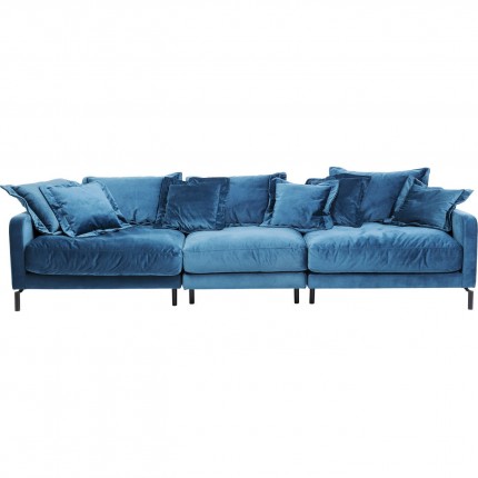 Sofa Lullaby XL velvet blue Kare Design