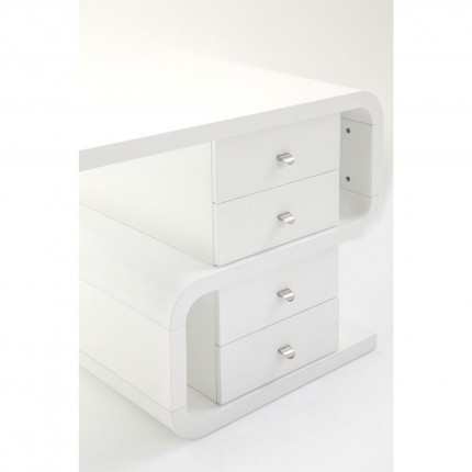 Desk Snake White 150x70cm Kare Design