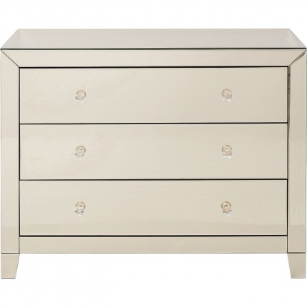 Dresser Luxury Champagne 3 Drawers Kare Design