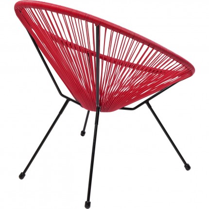 Outdoor Armchair Acapulco red Kare Design