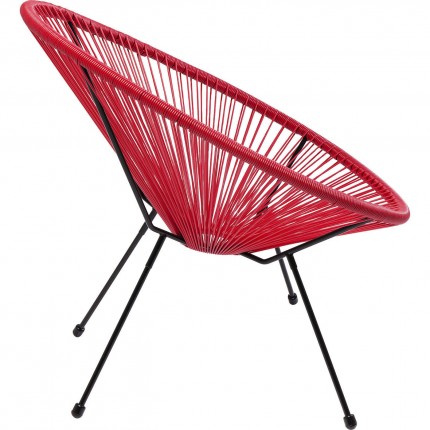 Outdoor Armchair Acapulco red Kare Design