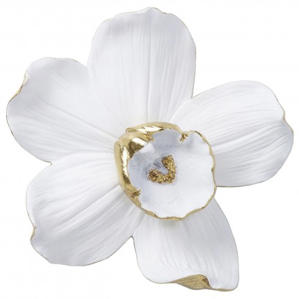 Wall Decoration Orchid White 25cm Kare Design