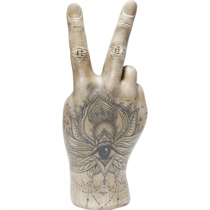 Deco hand victory tattoo eye 36cm Kare Design