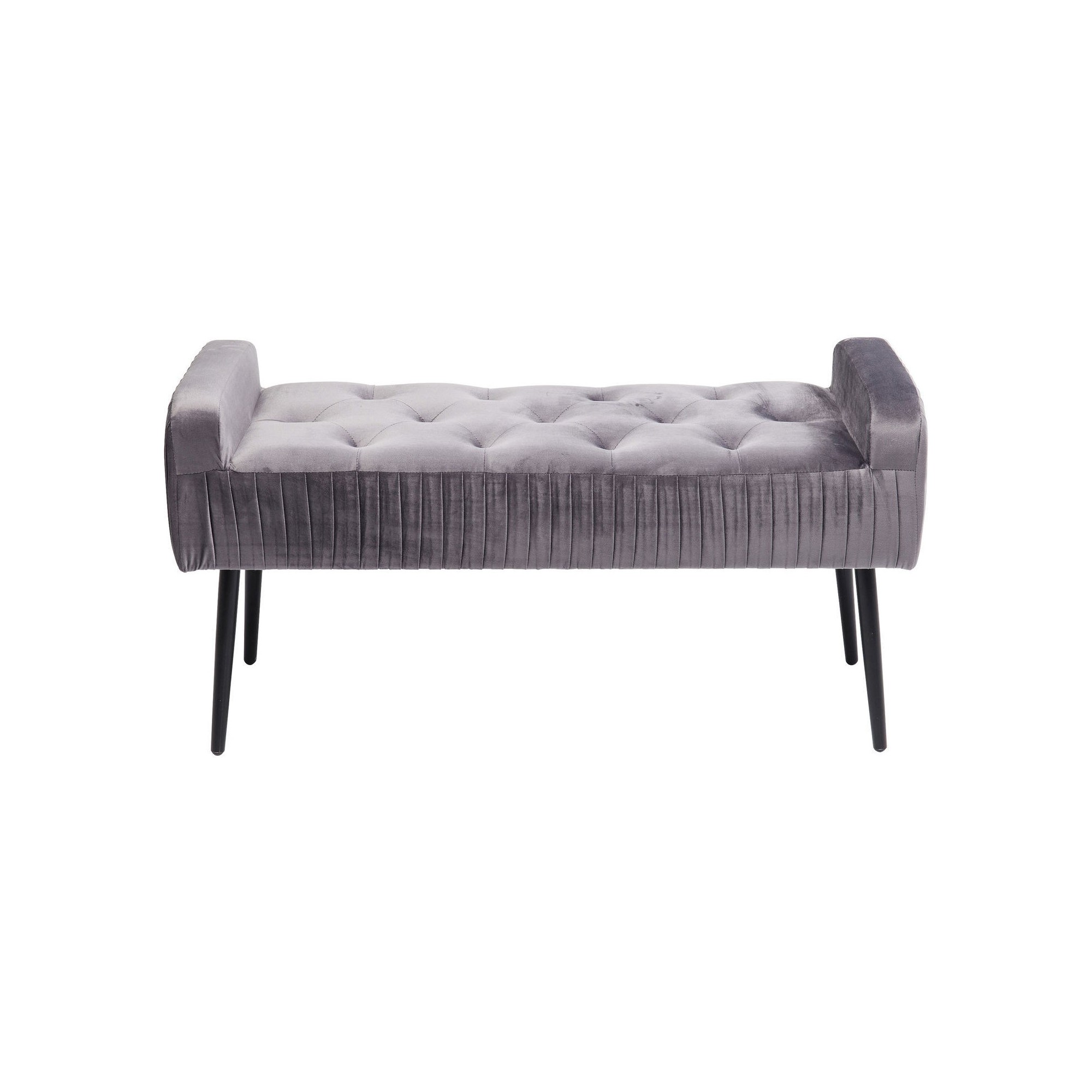 Bench Lofty Grey Black Kare Design