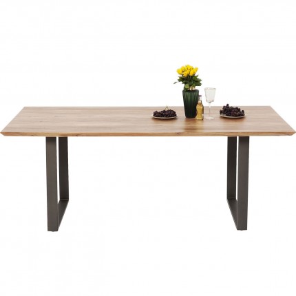 Table Symphony 160x80cm acacia acier Kare Design