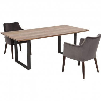 Table Symphony 160x80cm acacia steel Kare Design