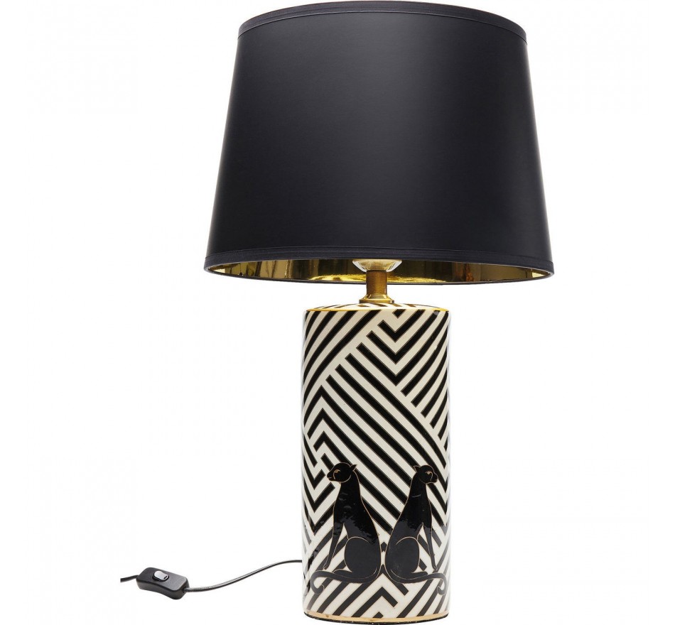 Lampe De Table Panthere Noire Kare Design