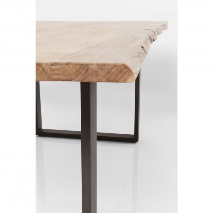 Table Harmony 180x90cm acacia acier Kare Design