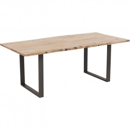 Table Harmony 180x90cm acacia acier Kare Design