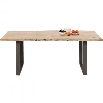 Table Harmony 180x90cm acacia acier Kare Design