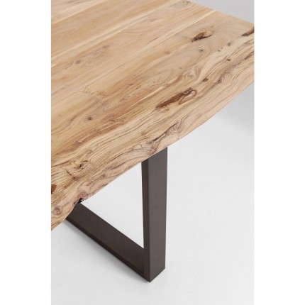 Table Harmony 160x80cm acacia acier Kare Design