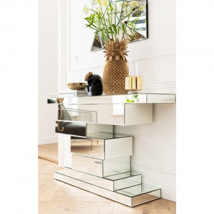 Console Brick Mirror 140x30cm Kare Design