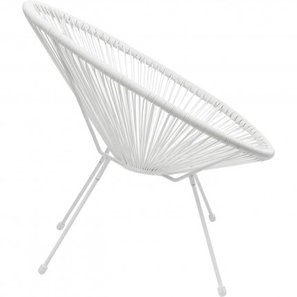 Outdoor Armchair Acapulco Mono white Kare Design