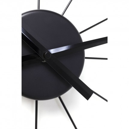 Wall Clock Umbrella black Kare Design