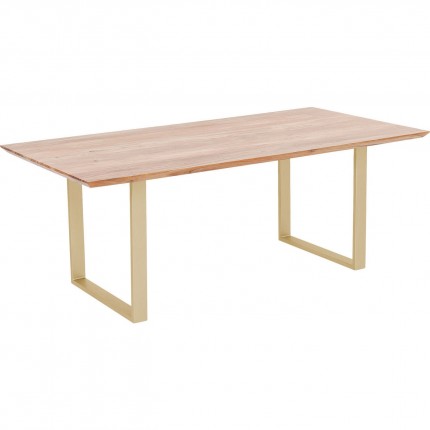 Table Symphony 200x100cm acacia laiton Kare Design