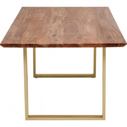 Table Symphony 200x100cm acacia laiton Kare Design