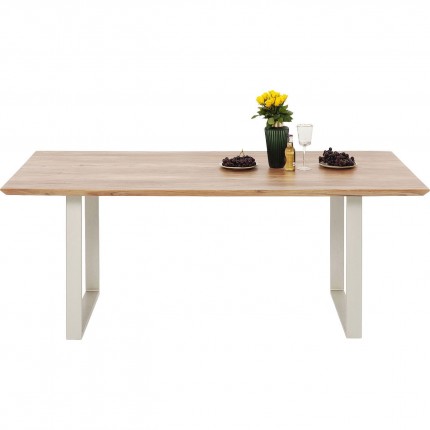 Table Symphony 200x100cm acacia argent Kare Design