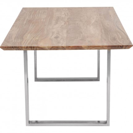 Table Symphony 200x100cm acacia chrome Kare Design