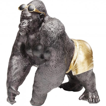 Deco gorilla beach 20cm Kare Design