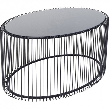 Coffee Table Wire Uno Black 60x90cm Kare Design