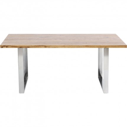 Table Jackie 160x80cm oak chrome Kare Design