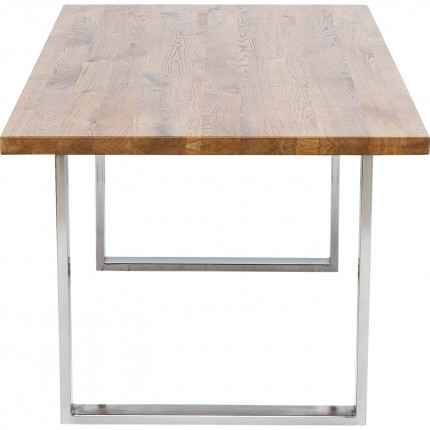 Table Jackie 160x80cm oak chrome Kare Design