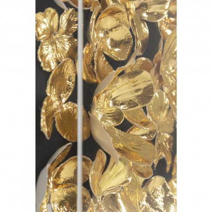 Deco Frame Gold Flower 60x60cm Kare Design