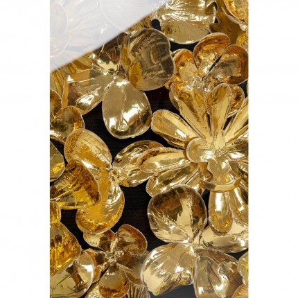 Deco Frame Gold Flower 60x60cm Kare Design