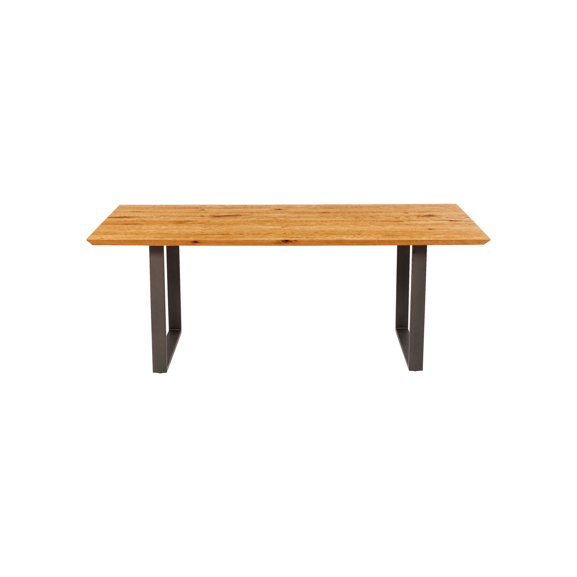 Table Symphony chêne acier brut 200x100