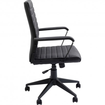 Chaise de bureau pivotante Labora noire Kare Design