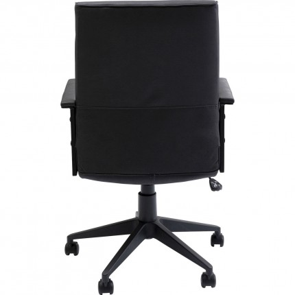 Chaise de bureau pivotante Labora noire Kare Design