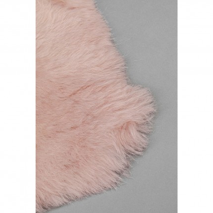 Peau de mouton Heidi 85x65cm rose Kare Design