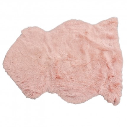 Peau de mouton Heidi 85x65cm rose Kare Design