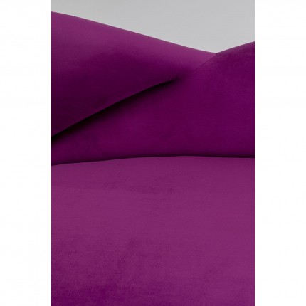 Sofa Night Fever 3-Seater velvet purple Kare Design