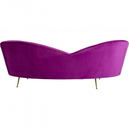 Sofa Night Fever 3-Seater velvet purple Kare Design