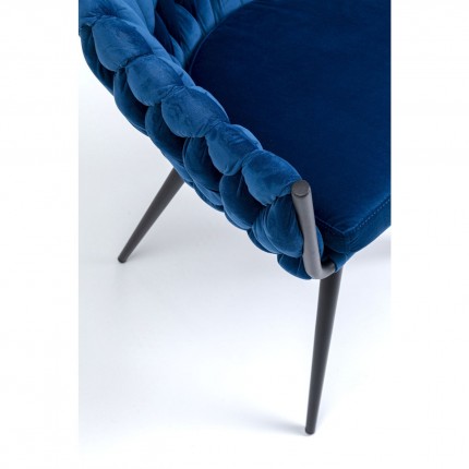 Chair with armrests Knot Blue Kare Design